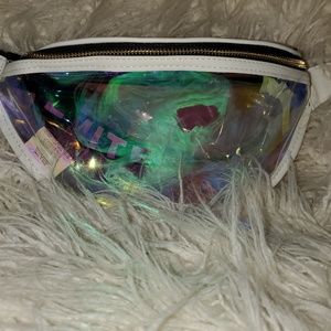 Clear Iridescence fanny/belt bags